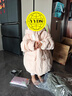 優(yōu)衣庫童裝男童女童高性能復合連帽外套/保暖厚衣服473309 11 粉紅色 120 120cm 曬單實(shí)拍圖