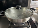 蘇泊爾（SUPOR）304不銹鋼復底湯鍋火鍋30CM燃氣灶明火電磁爐通用 5L(適合3-6人) ET30BS01- 30cm 曬單實(shí)拍圖