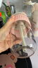 樂扣樂扣（LOCK&LOCK）咖啡杯耐熱玻璃水杯子男女學(xué)生便攜式雙飲吸管杯隨手杯500ML粉色 曬單實(shí)拍圖