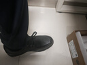 駱駝皮鞋男士牛皮商務(wù)休閑鞋軟底舒適德比鞋男 W932211710 黑色 42 曬單實(shí)拍圖