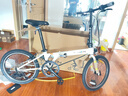 大行（DAHON） 變速折疊自行車20寸成人超輕單車學生男女式P8青春版KAC081 白色【轉把】 曬單實拍圖
