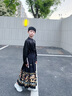 G.DUCKKIDS童裝漢服兒童套裝春秋季2024新款中國龍馬面裙女童男孩唐裝 黑色套裝【黑上衣+黑馬面裙】 120尺碼5~6歲【110-120cm】 曬單實(shí)拍圖
