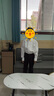 衣諾坊兒童襯衫白色長(cháng)袖衫衣演出服打底衫男童 襯衫：白色長(cháng)袖 140CM 曬單實(shí)拍圖