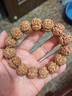 木醉尼泊爾爆肉金剛菩提手串男士蜂窩紋五瓣姜黃皮菩提子原籽文玩佛珠 20mm精品五瓣矮樁蜂窩爆肉 曬單實拍圖