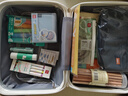 得力（deli）學(xué)生文具禮盒套裝1-3年級削筆器鉛筆套尺筆袋鉛筆熒光筆伴手禮生日開學(xué)禮物男孩213件藍(lán) 曬單實(shí)拍圖