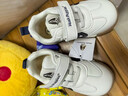 暇步士（Hush Puppies）童鞋新款兒童網(wǎng)面鞋德訓(xùn)鞋寶寶涼鞋女童鞋子軟底戶外運(yùn)動鞋男童鞋 HP3301藍(lán)色皮面四季款 31 曬單實(shí)拍圖