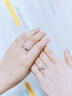 栢啟歆情侶對戒 結婚戒指仿真鉆戒活口可調節求婚拍照道具送女朋友禮物 對戒【飾愛(ài)一生情】 曬單實(shí)拍圖