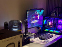 哈曼卡頓水晶4代 桌面藍(lán)牙音箱  電腦通用雙聲道 Soundsticks4 電腦音箱桌面藍(lán)牙音箱氛圍燈音響教師禮物 水晶4 黑色款 曬單實(shí)拍圖
