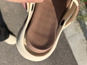 德爾惠（DEERWAY）洞洞鞋男2025夏季涼鞋男士透氣拖鞋戶外厚底沙灘鞋 卡其棕 40 /41 曬單實(shí)拍圖