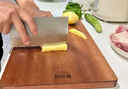 好管家 進(jìn)口烏檀木菜板實(shí)木砧板整木切菜板家用加厚案板面板粘板 全新升級烏檀整木45*30*2.5 曬單實(shí)拍圖