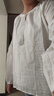 森馬（Semir）長(cháng)袖襯衫女流蘇刺繡波西米亞風(fēng)2025秋白色寬松袖襯衣10A525105001 曬單實(shí)拍圖