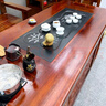 老船木茶桌椅組合全實(shí)木家用泡茶臺辦公一體原木中式客廳茶幾套裝  1.8米桌2圈椅2靠背椅1船舵椅 曬單實(shí)拍圖