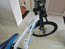 鳳凰（Phoenix）兒童自行車(chē)山地車(chē)學(xué)生車(chē)腳踏車(chē)6-12-18歲童車(chē) 霸道 白藍色 24寸 曬單實(shí)拍圖