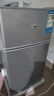 小黃鴨 迷你冰箱小 108L雙門(mén)冷藏冷凍小型家用宿舍租房電冰箱小巧不占地 一級(jí)能效省電節(jié)能 95L【一級(jí)能效，節(jié)能省電款】銀色 曬單實(shí)拍圖