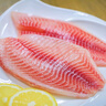 鮮京采 無抗鯛魚/羅非魚排800g/7-9片無保水魚片 低脂輕食 燒烤火鍋食材 曬單實(shí)拍圖