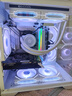 AOCCG391W白色 游戲電腦主機海景房機箱 雙面玻璃/支持MATX主板/240水冷/7風(fēng)扇位/270°全景/左右分倉 曬單實拍圖