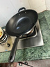 美廚（maxcook）鐵鍋炒鍋圓底 無涂層老式炒菜鍋精鐵鍋36cm煤氣燃?xì)鉅t專用MCC8481 曬單實拍圖