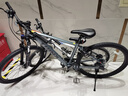 千里達(dá)M985山地自行車禧瑪諾21速油壓碟剎暮云灰15寸 曬單實(shí)拍圖