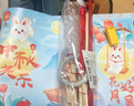 綺蘭朵中秋節2025新款兒童手提燈籠diy手工花燈幼兒園制作材料古風(fēng)宮燈【花好月圓】六角宮燈-diy手工燈籠 曬單實(shí)拍圖