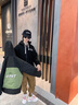 G.DUCKKIDS男童秋裝外套2025新款中大童秋冬加棉加厚三合一可拆卸連帽沖鋒衣 黑色外套 160 cm 曬單實(shí)拍圖