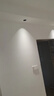 雷士（NVC）LED射燈客廳過道背景嵌入式洗墻小山丘鋁材7瓦暖白黑杯【蓮華】 曬單實(shí)拍圖