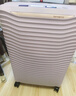 新秀麗（Samsonite）行李箱28英寸簡(jiǎn)約大波浪箱大容量旅行拉桿箱KJ1丁香紫密碼箱 曬單實(shí)拍圖