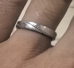 周六福（ZLF）  S925銀飾情侶戒指男女心愛(ài)小眾活口對戒送結婚紀念日 活口男戒 曬單實(shí)拍圖