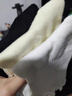 斐月伽中筒襪子女堆堆襪春秋白色木耳花邊jk日系學(xué)院風(fēng)秋冬長襪配小皮鞋 超值換洗裝【黑色+白色+奶白色】 5雙 曬單實拍圖
