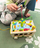 童木星兒童多功能智力車玩具3-6歲嬰幼兒早教益智木質繞珠水果拼圖積木 【七合一】多功能智力車 曬單實拍圖