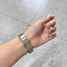 圣卡泊適用蘋果手表表帶iWatchs10代金屬女款applewatch9小蠻腰鏈?zhǔn)胶踫8夏天新款41mm透氣Ultra簡約 銀色 iwatch10代【42MM表盤】 曬單實(shí)拍圖