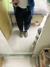 逸陽(yáng)不易褪色香蕉哈倫牛仔褲女秋季新款休閑寬松顯瘦老爹褲子 深藍色 31 曬單實(shí)拍圖
