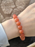 妍韻珠寶精品11-11.5mm保山南紅瑪瑙手串蛇本命年轉(zhuǎn)運(yùn)珠男女水晶瑪瑙手鏈 曬單實(shí)拍圖