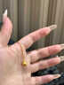 六桂福珠寶 LIU GUI FU JEWELRY招財(cái)貓鈴鐺黃金項(xiàng)鏈女1克足金2025年新款純金吊墜生日禮物送女友 0.5g 曬單實(shí)拍圖