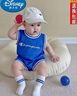 G.DUCKKIDS1歲寶寶連體衣夏季嬰兒服男寶背心女寶爬服超萌可愛外出服連體衣 藍色 80cm (M) 16-20斤 曬單實拍圖