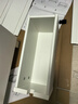 宜家（IKEA）NORDEN諾頓實(shí)木雙折疊儲物帶抽屜小戶(hù)型家用伸縮餐桌 白色折疊式餐桌 曬單實(shí)拍圖