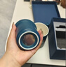 嘉萊琛茶杯茶水分離杯泡茶杯陶瓷辦公杯內膽禮盒裝送長(cháng)輩中秋節禮物水杯 茶杯【一鹿高升】藍色+禮盒+禮袋 曬單實(shí)拍圖