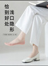 FitonTon7雙船襪女士隱形襪夏季涼感超薄純棉底硅膠防滑不掉跟透氣冰絲 曬單實拍圖