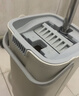 家妙芙（Jiamiaofu）懶人拖把家用一拖凈免手洗2025新款免手洗平板拖布6塊布帶桶拖把 曬單實(shí)拍圖