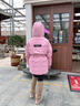 波司登（BOSIDENG）25新款羽絨服女童5A抗菌絨極寒連帽冬厚款保暖外套T250242312Q 冰原粉1753 140 /64 約 130-140cm 30kg 曬單實(shí)拍圖
