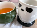 白居室熊貓功夫茶具中式便攜式防燙泡茶壺一壺三杯旅行茶具禮盒裝快客杯 熊貓俠客快客杯-竹綠 一壺3杯 曬單實拍圖