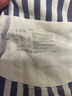 無(wú)印良品（MUJI）男式 涼感雙層紗織短袖睡衣套裝 男士家居服涼感物語(yǔ)25年夏季 藏青色豎條紋 L -XL上裝180/104A下裝180/92A 曬單實(shí)拍圖