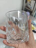 CLITON 玻璃威士忌酒杯 歐式雕花烈酒杯洋酒杯家用水杯玻璃杯套裝 2只裝 曬單實(shí)拍圖