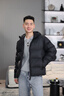 EMPORIO ARMANI/阿瑪尼官方旗艦EA7/新款男防風(fēng)防水面包夾克棉服外套秋季 UC001-黑色 M  (推薦：135-150斤) 曬單實(shí)拍圖