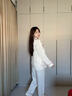 GP Memory可愛(ài)kitty冰絲睡衣女春秋新款送閨蜜女友生日禮物家居服禮盒套裝 甜美Kitty【長(cháng)袖長(cháng)褲】 兩件套 M 【建議80-100斤】 曬單實(shí)拍圖