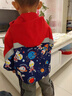 G.DUCKKIDS聯(lián)名奧特曼衣服男童外套春秋款兒童連帽衣服韓版潮流中小童風衣 紅色 120 (建議身高110cm  6-7歲)cm 曬單實拍圖
