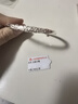 老鳳祥牡丹銀手鐲女款生日七夕情人節(jié)禮物送女朋友老婆禮物實用素圈首飾 牡丹花足銀鐲 31±1克 曬單實拍圖