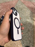 權速適用蘋(píng)果手機iPhone15新款手機殼磁吸無(wú)線(xiàn)充電iPhone14透明大孔簡(jiǎn)約高級感硅膠軟殼全包防摔保護套 紫色【磁吸硬殼/軟邊框】 iPhone15 曬單實(shí)拍圖