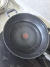 特福（Tefal）炒鍋不粘鍋家用炒菜鍋少油煙32cm炒鍋電磁爐燃?xì)庠钔ㄓ贸村?曬單實(shí)拍圖