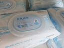 京東京造EDI純水濕巾親膚80抽*5包 嬰兒手口濕巾紙 升級加厚加大濕紙巾 曬單實拍圖