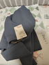 無印良品（MUJI）女式 雙層編織 開衫 女外套長袖  25年春季外衣 女裝休閑BB2R1A5S 煙熏藍(lán)色 M (160/84A) 曬單實拍圖
